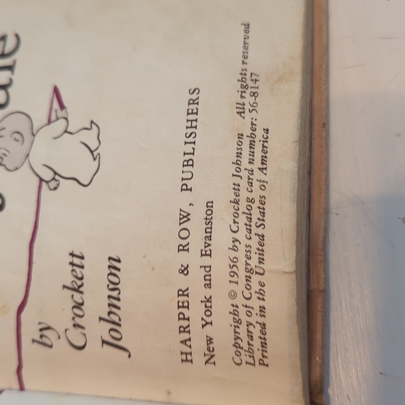 2 Vintage 1950's Harold Books By Crockett Johnson - Picture 6 of 11